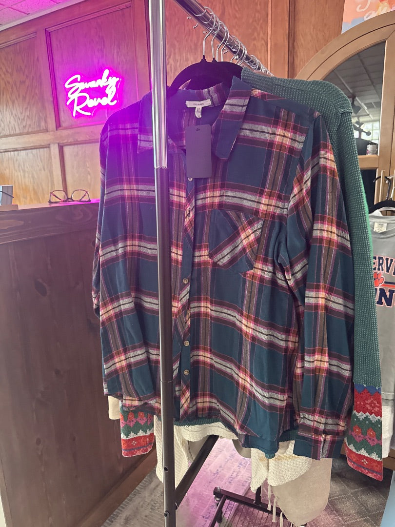 Plaid Maurice’s Women-Tops, Large