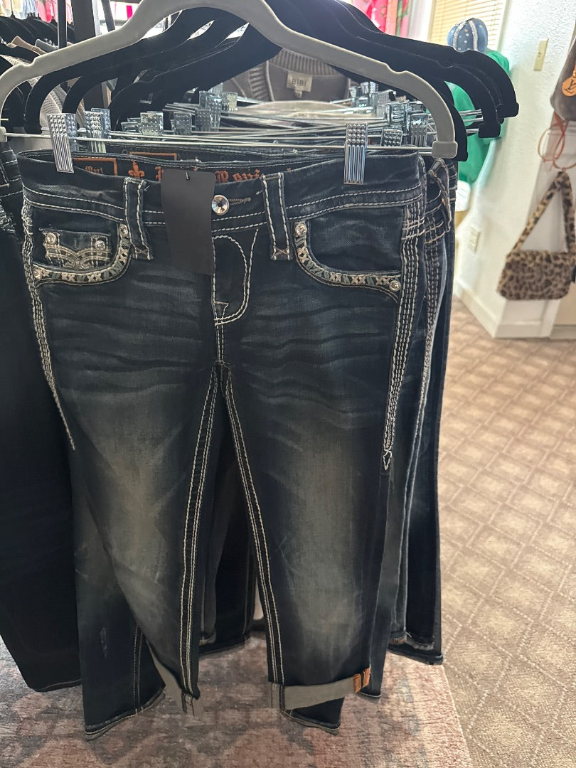 Denim Meri Rock Revival Women-Bottoms, 24