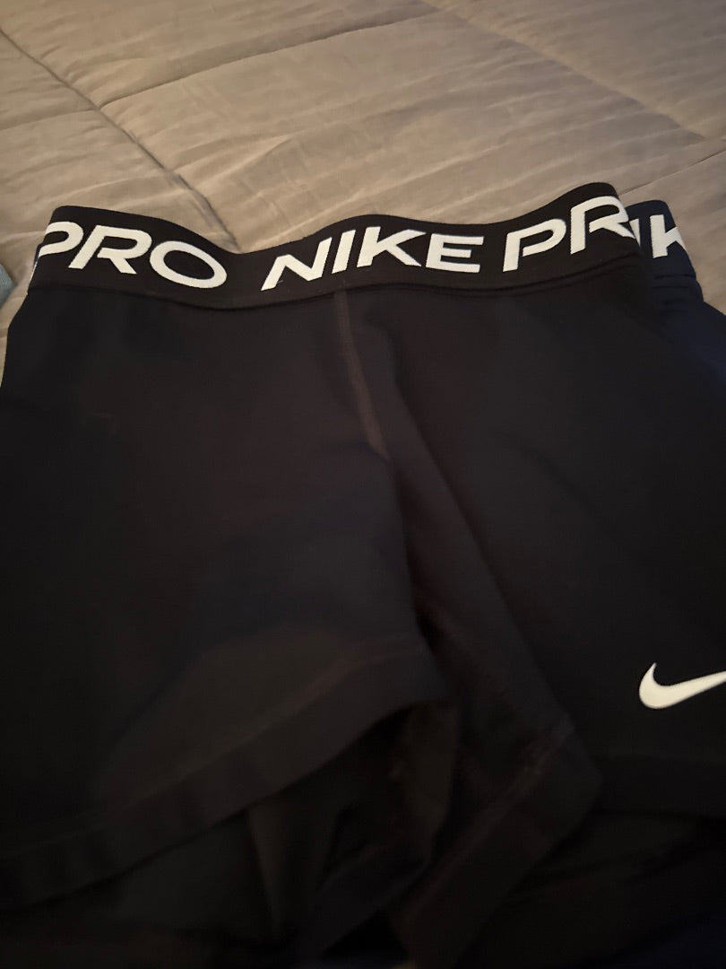 Black Nike Pro Women-Bottoms, Small