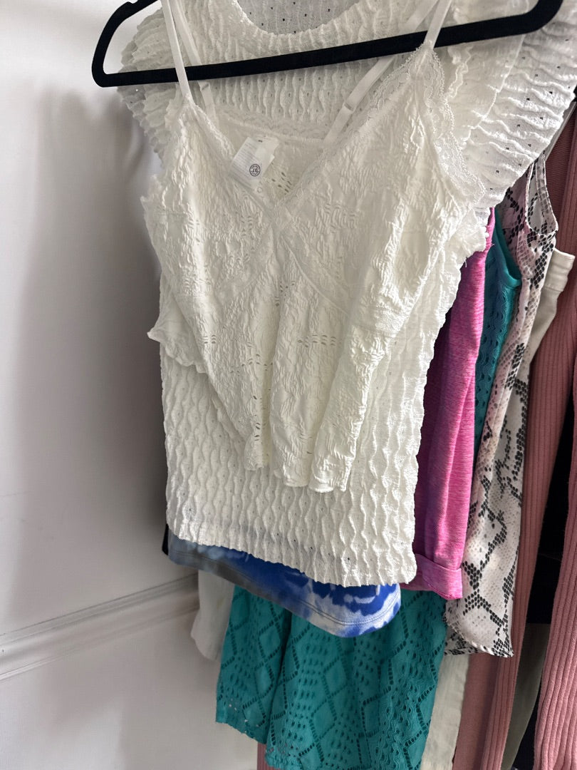 White So Women-Tops, Small