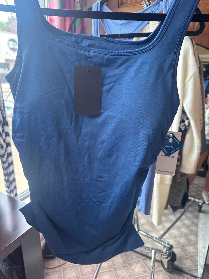 Blue Attaaco Women-Tops, Large