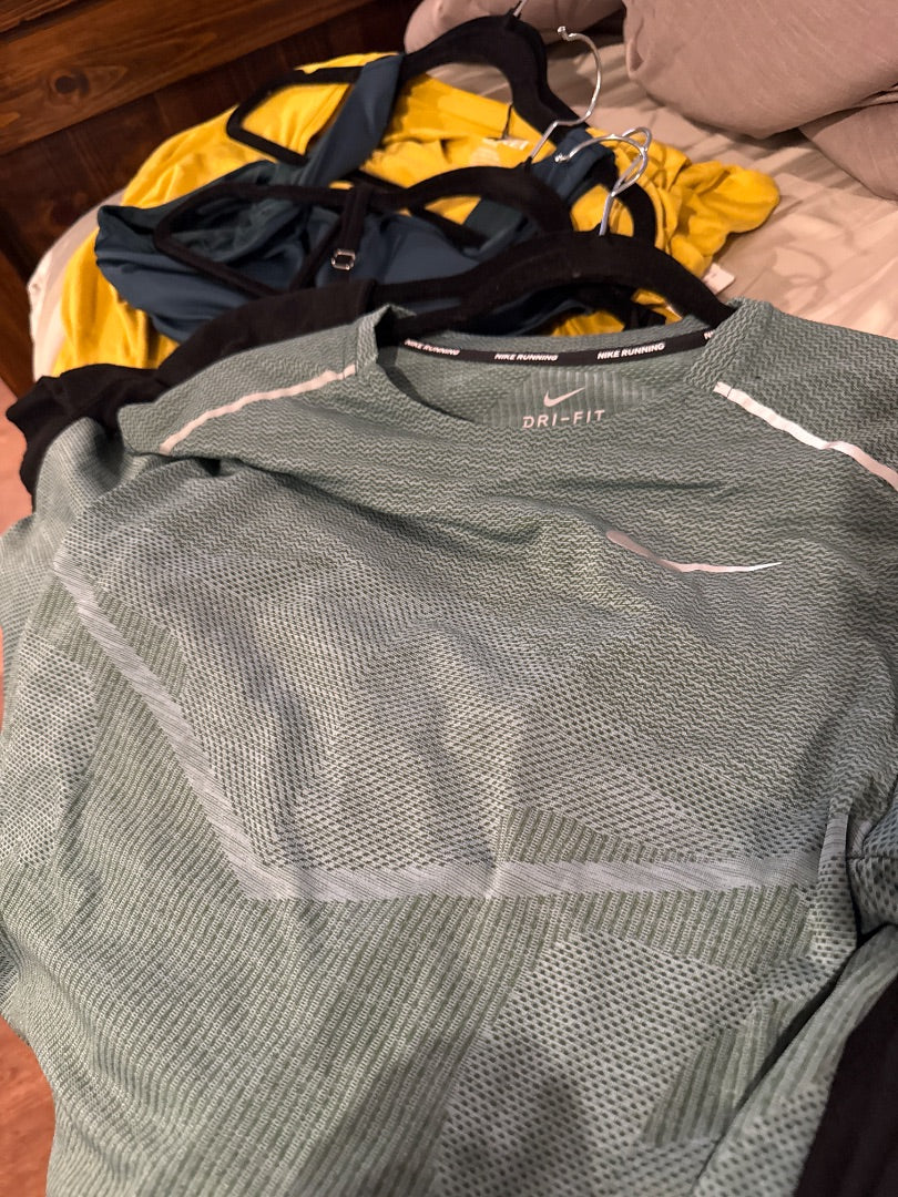 Green Nike Women-Tops, Large