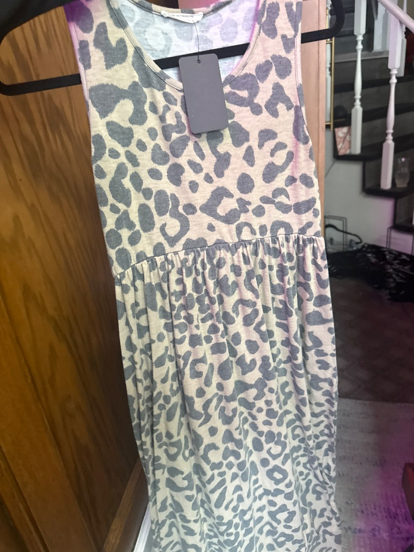 Leopard Bombom Women-Dresses/Rompers, Small