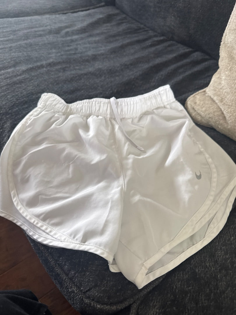 White Nike Women-Bottoms, XS