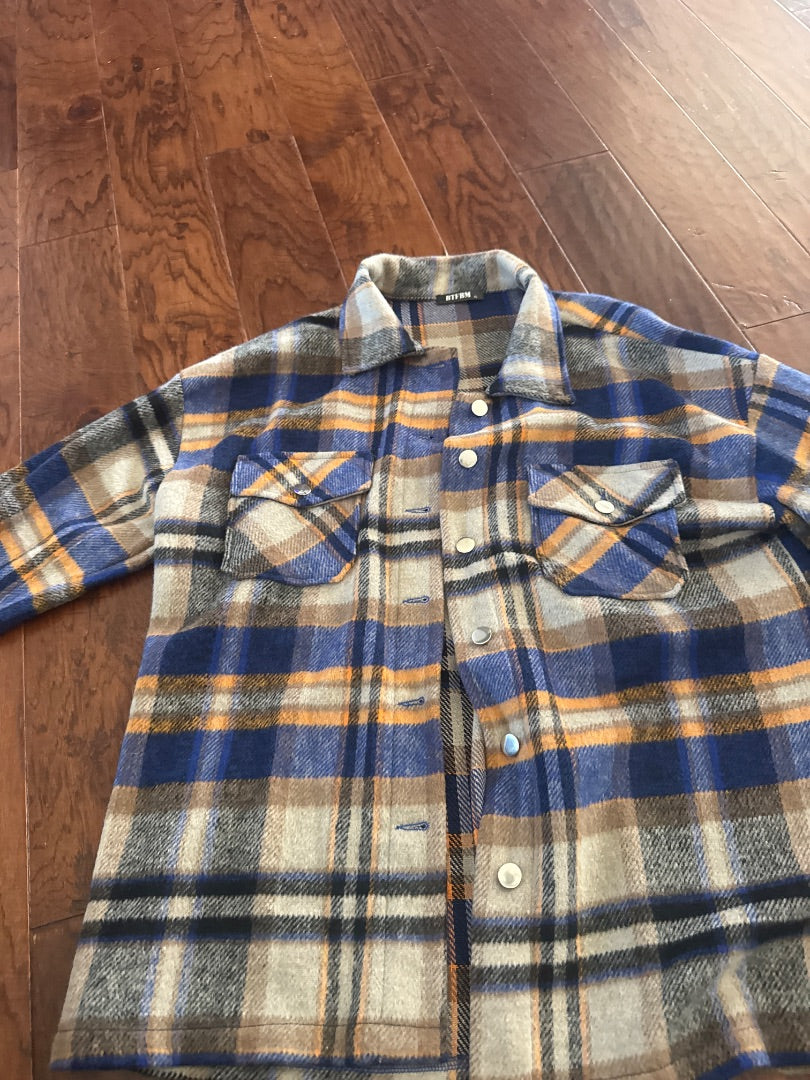 Navy/Orange BTFMB Women-Outerwear, XL