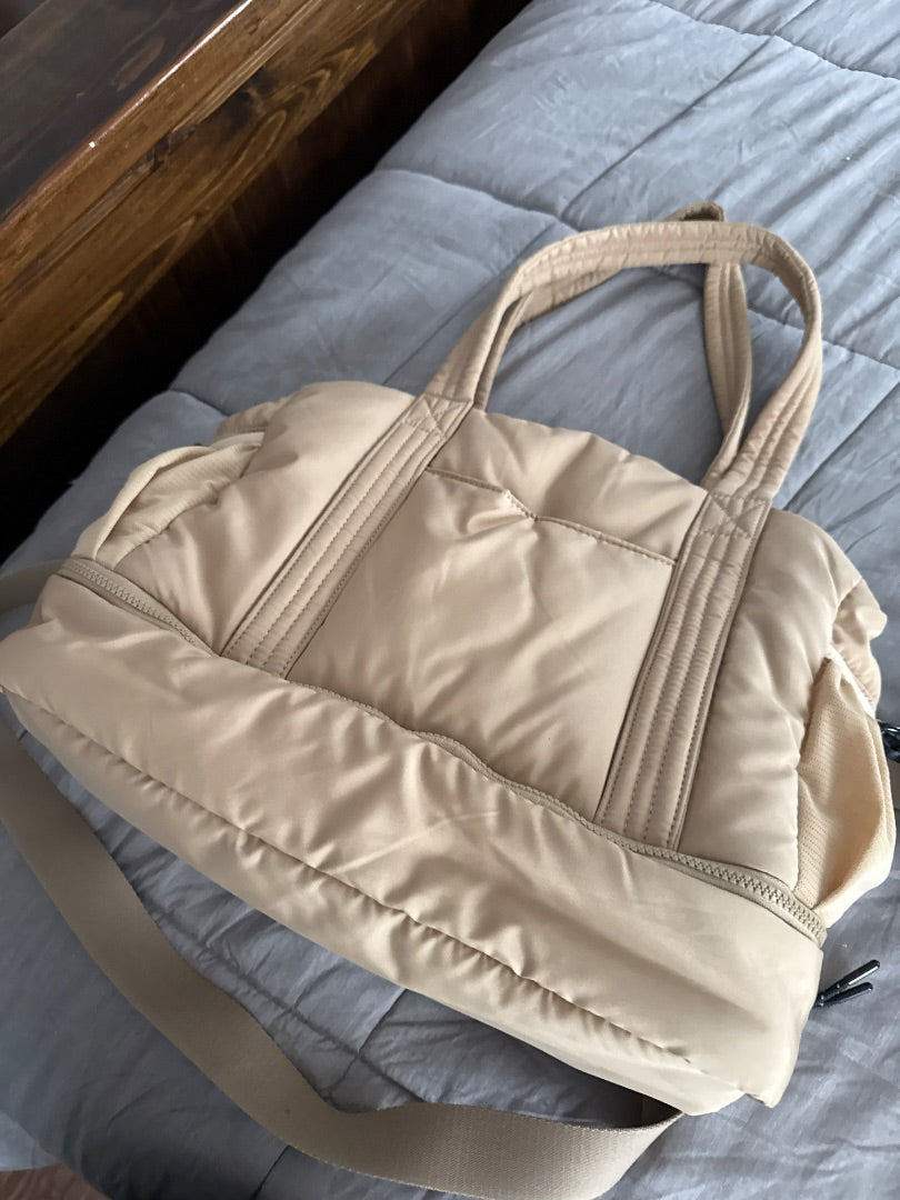 Tan Buckle Women-Accessories/Purses
