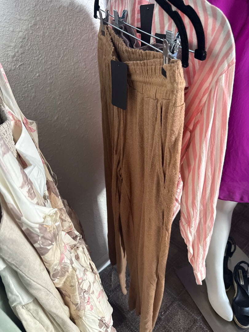 Brown Stars Above Women-Bottoms, Medium