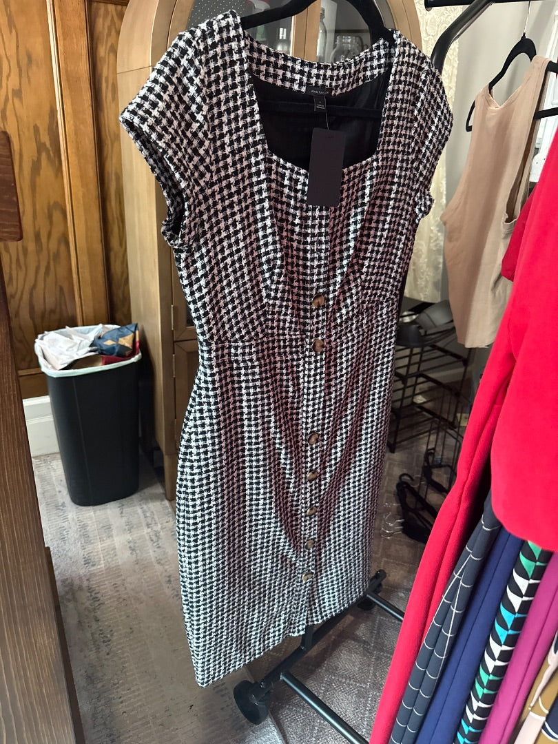 Black/White Checker Ann Taylor Women-Dresses/Rompers, 4