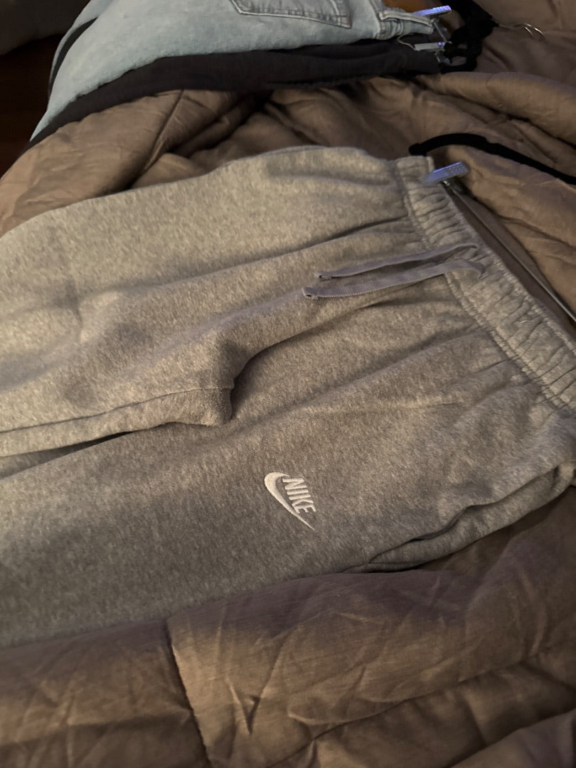 Grey Nike Women-Bottoms, Small
