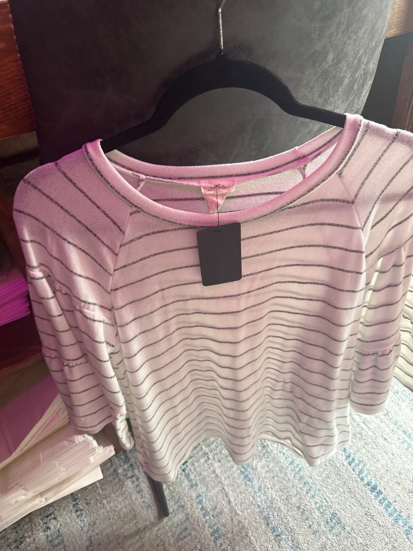 White/Black Fantastic Fawn Women-Tops, Small