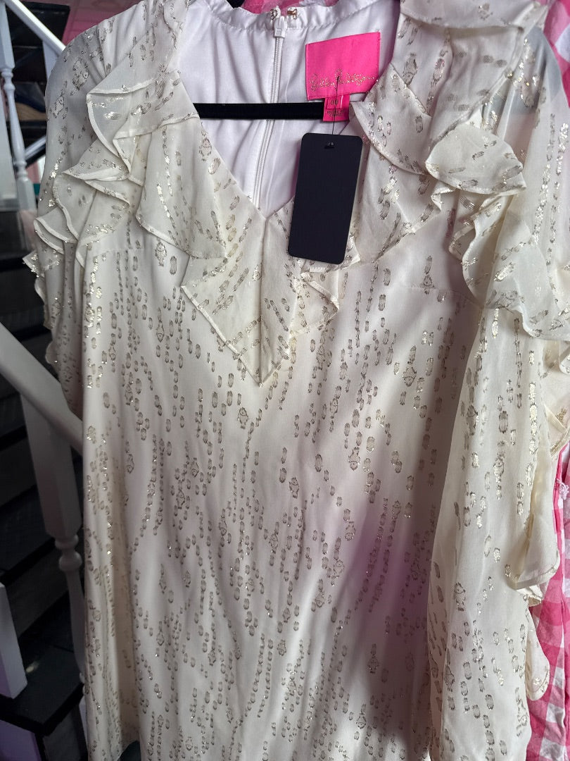 Ivory/Gold Lilly Pulitzer Women-Dresses/Rompers, 00