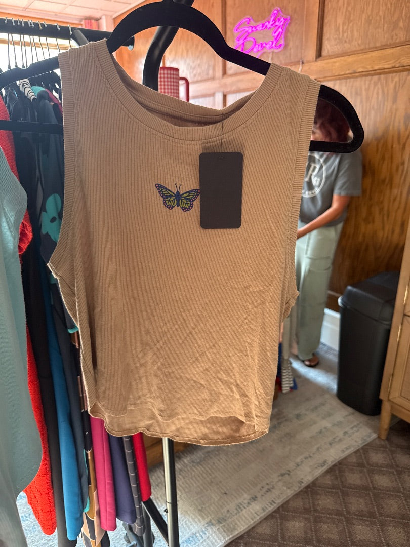 Brown American Eagle Women-Tops, XL