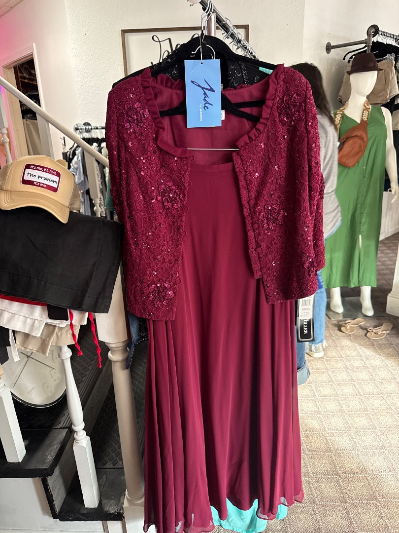 Burgandy Karen Miller Women-Dresses/Rompers, 10