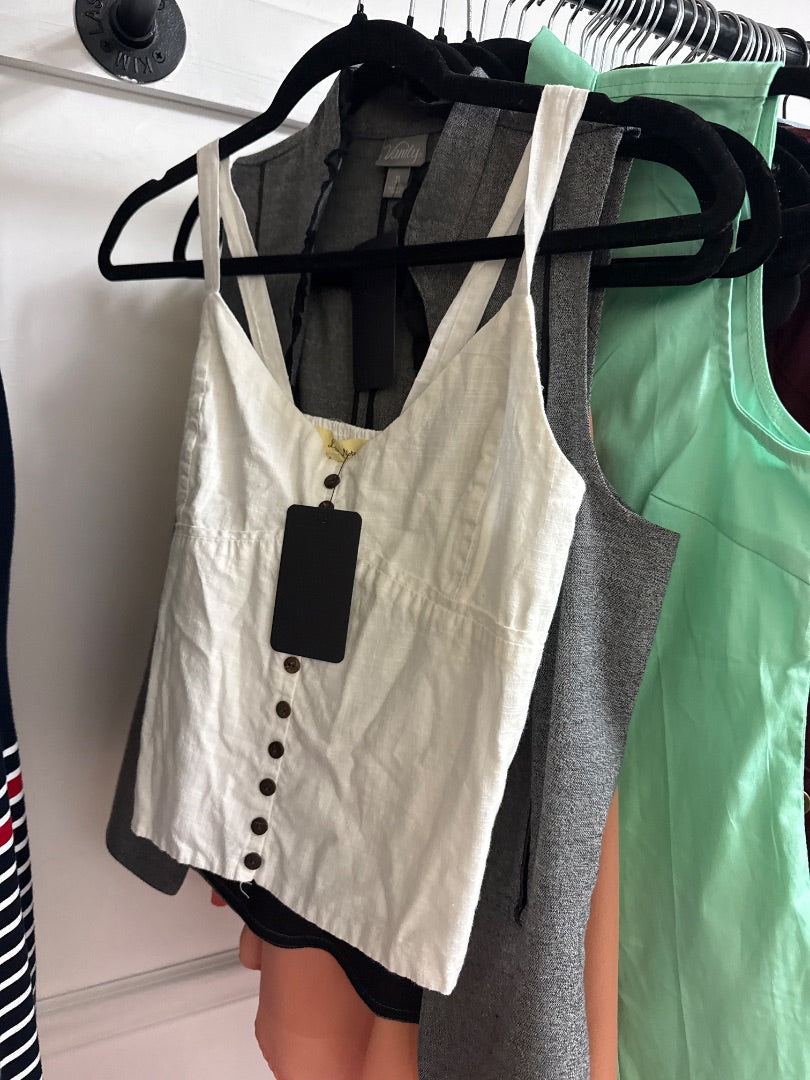 White Love Notes Women-Tops, Small