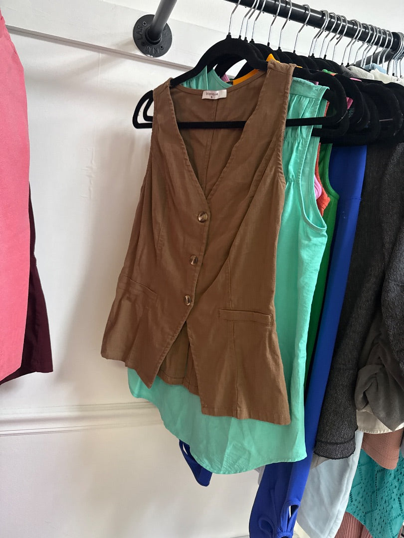 Brown Blanque Women-Outerwear, Small