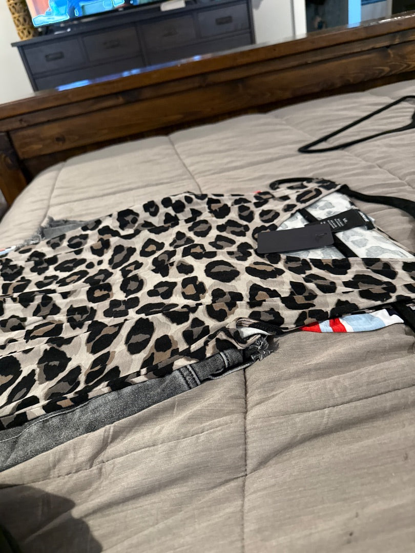 Leopard Premise Women-Dresses/Rompers, Small