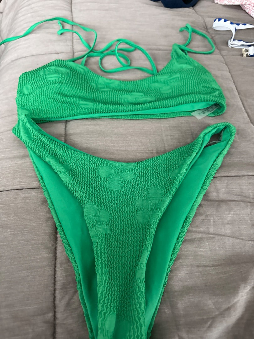Green No Brand Swimsuit, Small