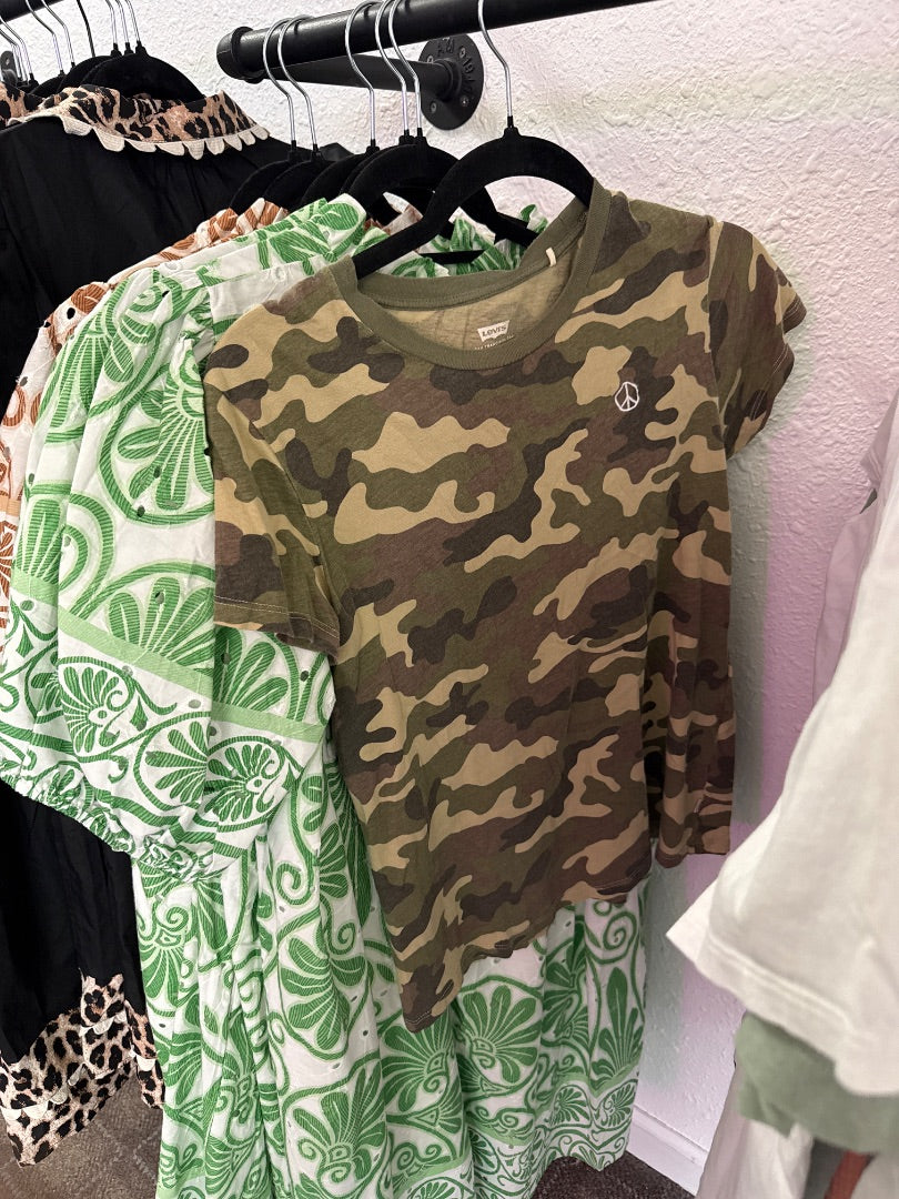 Green Levi's Women-Tops, XS