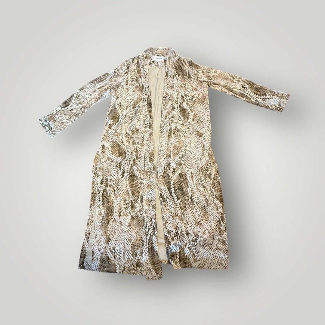 Cupcakes and Cashmere Snake Print Duster Women’s Size Small