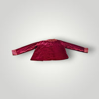 Qaliy Embroidered Velvet Jacket Size Medium