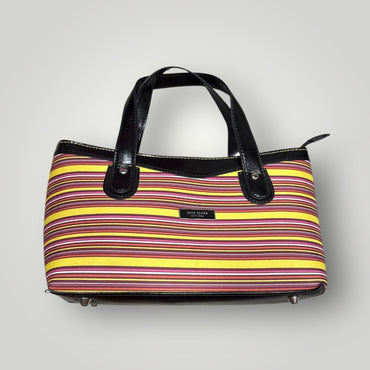 Kate Spade New York Striped Canvas Satchel