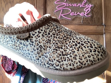 leopard Uggs house shoes, 8