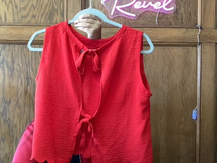 Red Shein Women-Tops, Medium