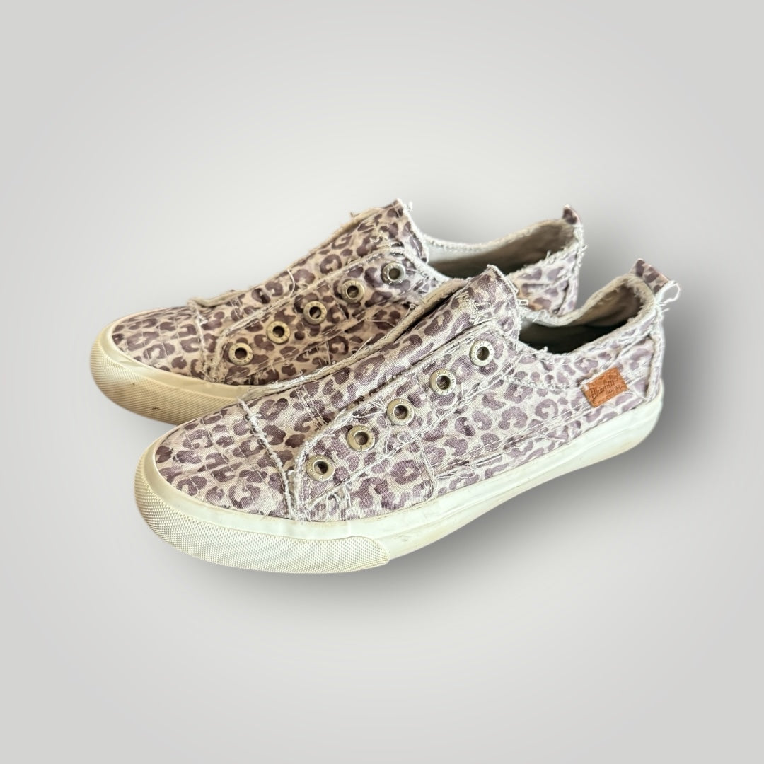 Blowfish Slip-On Sneakers Leopard Print Size 9