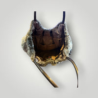 Hobo International Faux Fur Handbag with Tassel Accent