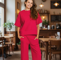 Everyday Comfort Ribbed Two-Piece Set