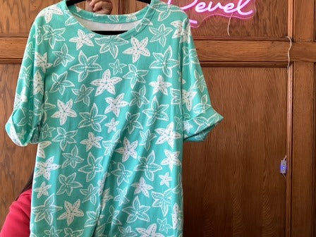 Green Blair Women-Tops, Large