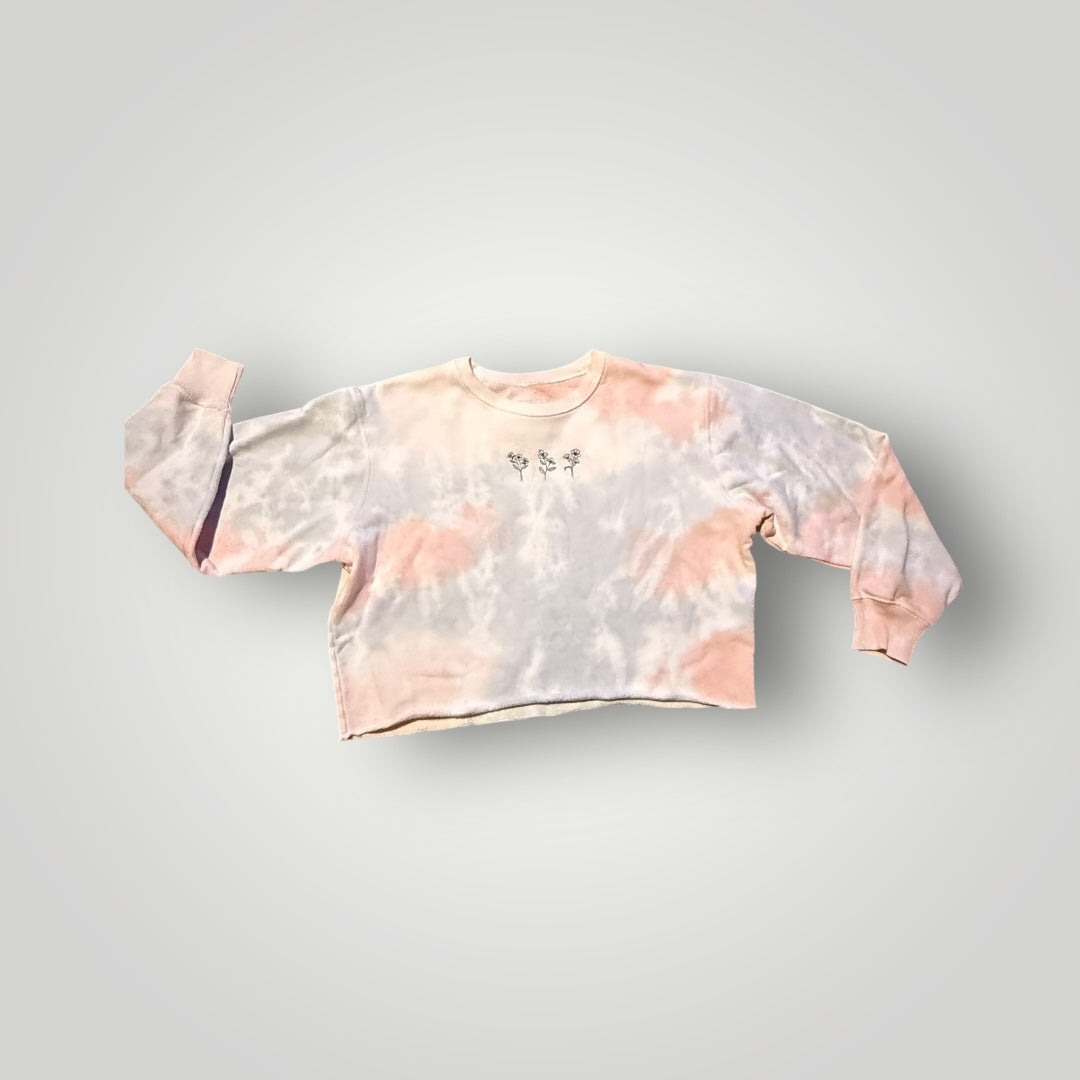 Hollister Tie Dye Cropped Sweatshirt Size Medium