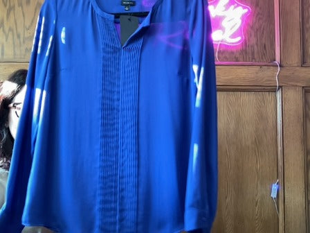 Blue Talbots Women-Tops, Small