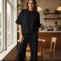Everyday Comfort Ribbed Two-Piece Set
