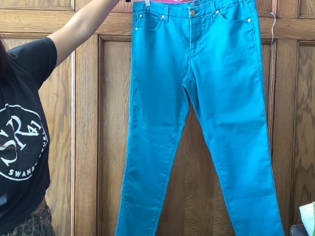 Teal Celebrity Gold Women-Bottoms, 12