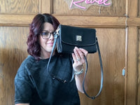 Black Dooney & Bourke Crossbody Sling Bag, Medium