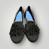 Rothy’s Black Diamond Tassel Loafers Size 11