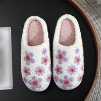 SOFT PLUSH MUSHROOM HEART RAINBOW WARM SLIPPERS | 40SP014