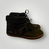 UGG Black Suede Ankle Boots Size 7