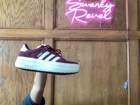 Maroon Adidas Women-Shoes, 8