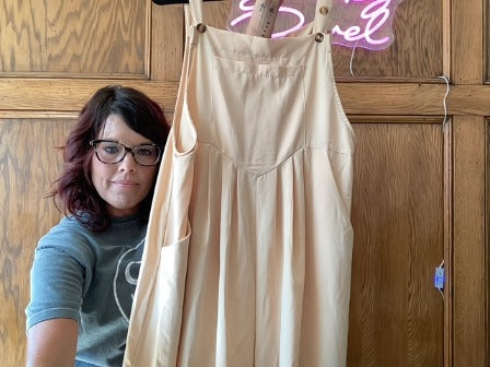 Tan No Brand rhomper, XL