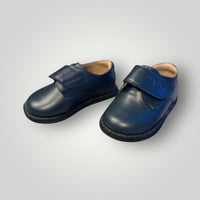 Elephantito Navy Leather Baby Shoes Size 4