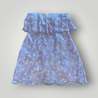 BCBGMAXAZRIA “Kate” Lilac Mauve Sequin Lace Dress Size 6 NWT