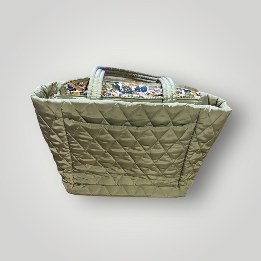 Vera Bradley Quilted Laptop Tote Bag