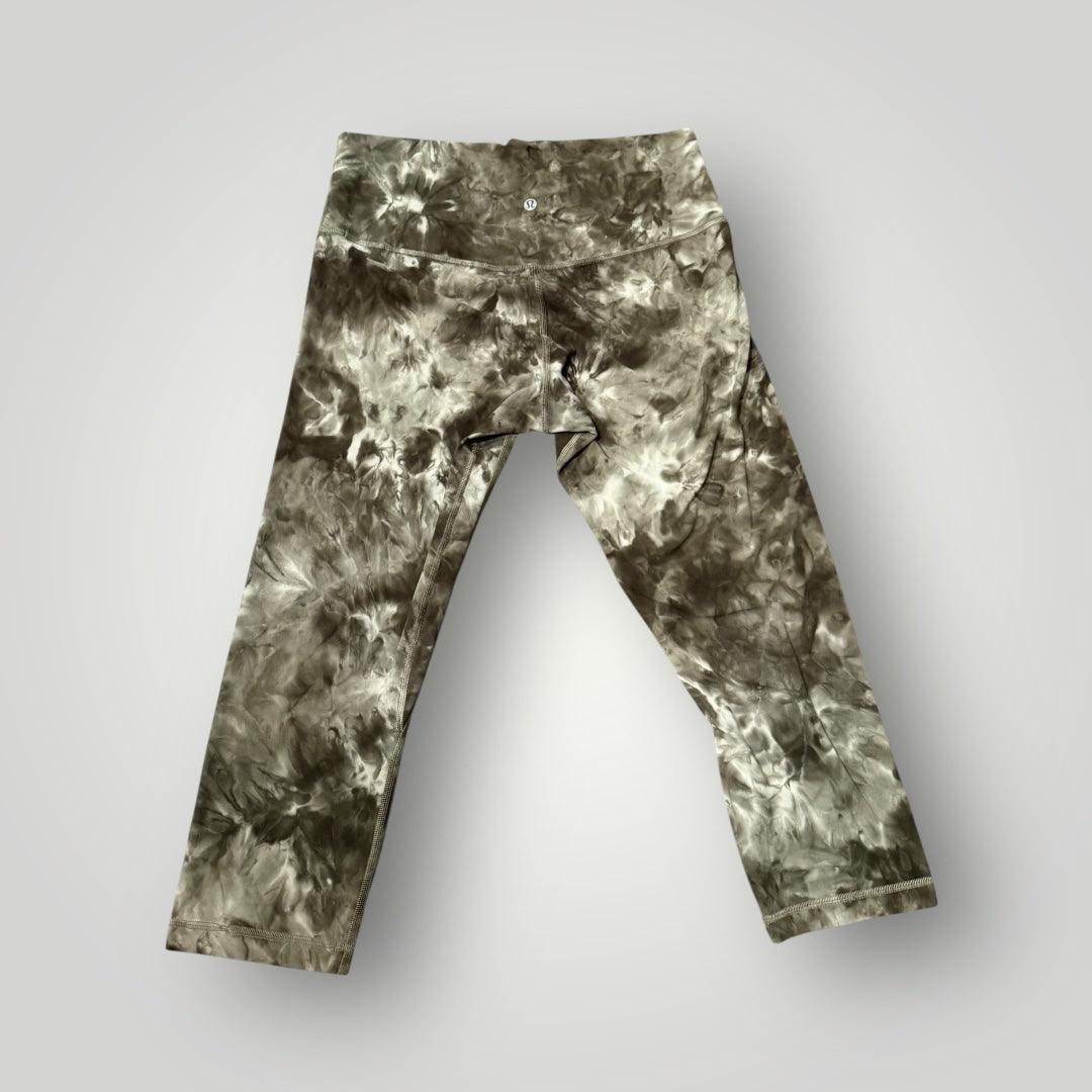 Lululemon Tie-Dye Wunder Under Crop Leggings Size 12
