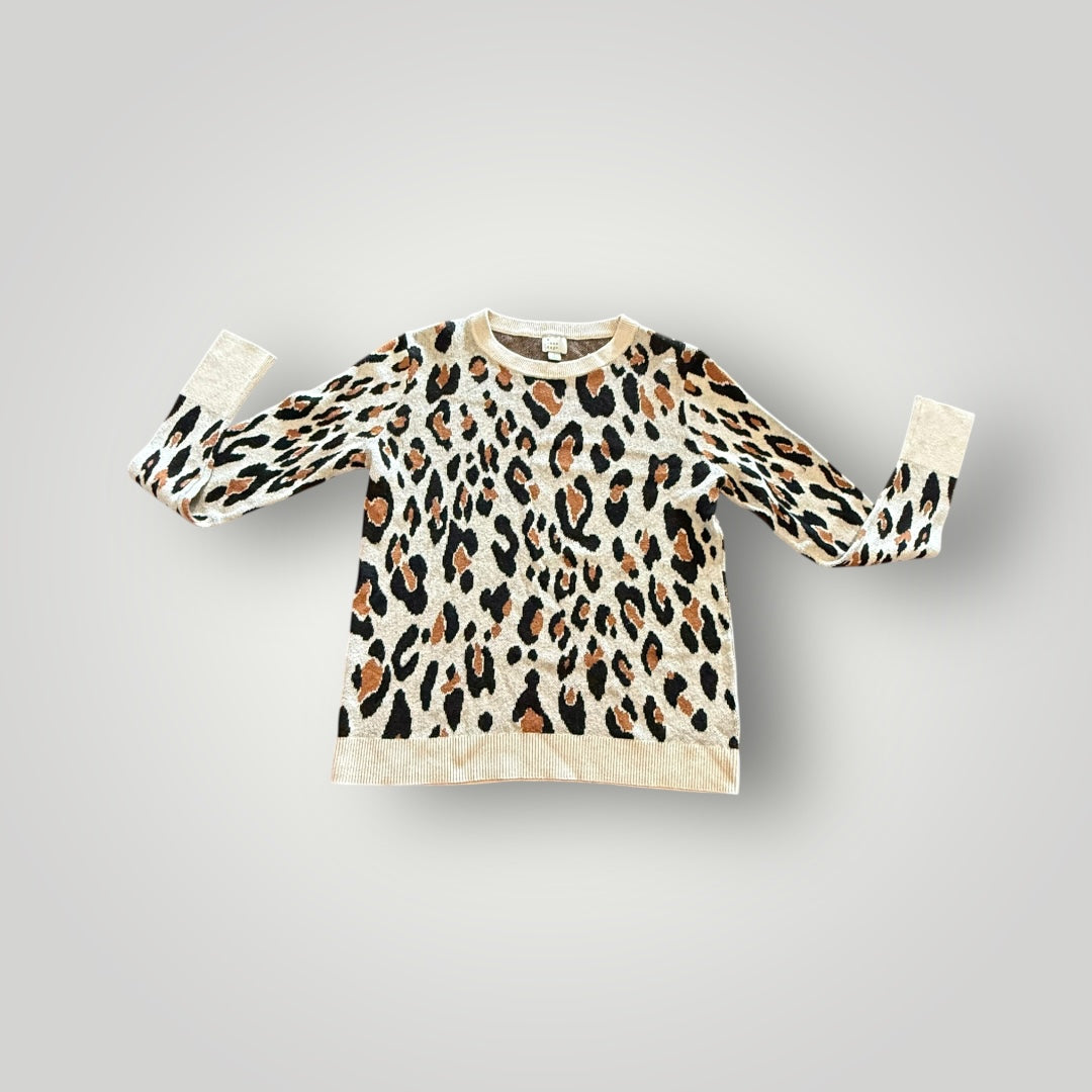 A New Day Leopard Print Sweater Size Medium