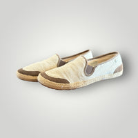 UGG Linen & Suede Espadrille Flats Size 8