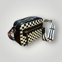 Universal Thread Woven Checkerboard Crossbody Bag