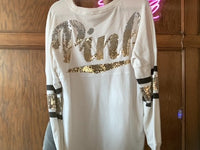 White Pink Women-Tops, Medium