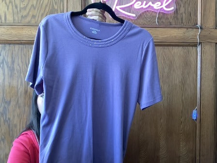 Purple Allison Daley Women-Tops, Medium
